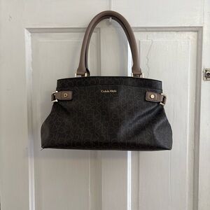 Calvin Klein Brown and Tan Women's Bag